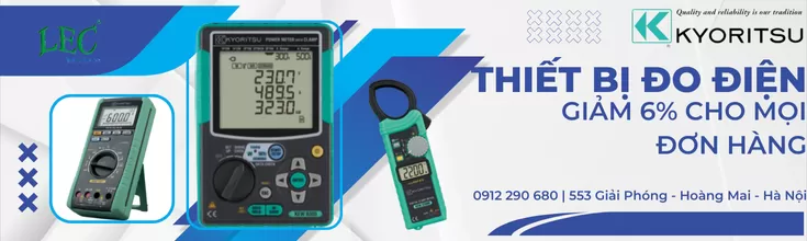 Khuyến mại thiết bị đo Kyoritsu cho mọi đơn hàng