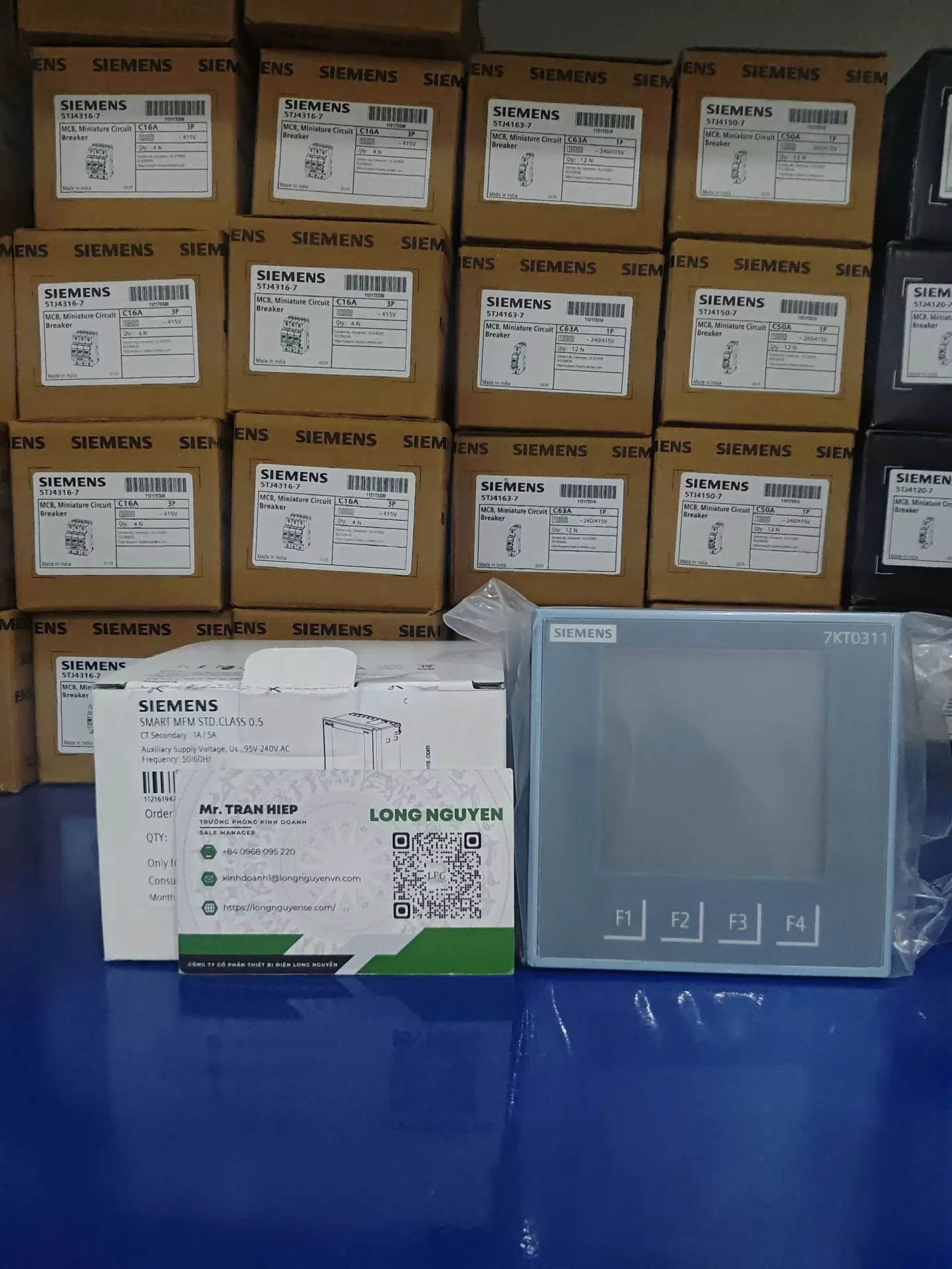 Đồng hồ đo đa chức năng LCD 7KT0311 siemens, Cl 0.5, Modbus RS485, % THDi/ THDv