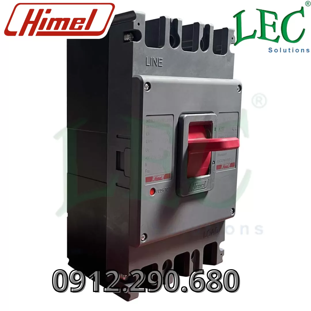 MCCB Himel HDM3E-125M 3P 100A