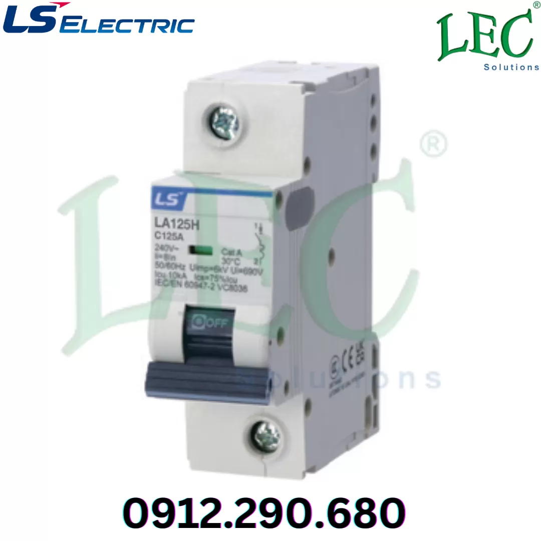 MCB Ls LA125H 1P type C 32A 20kA 240VAC