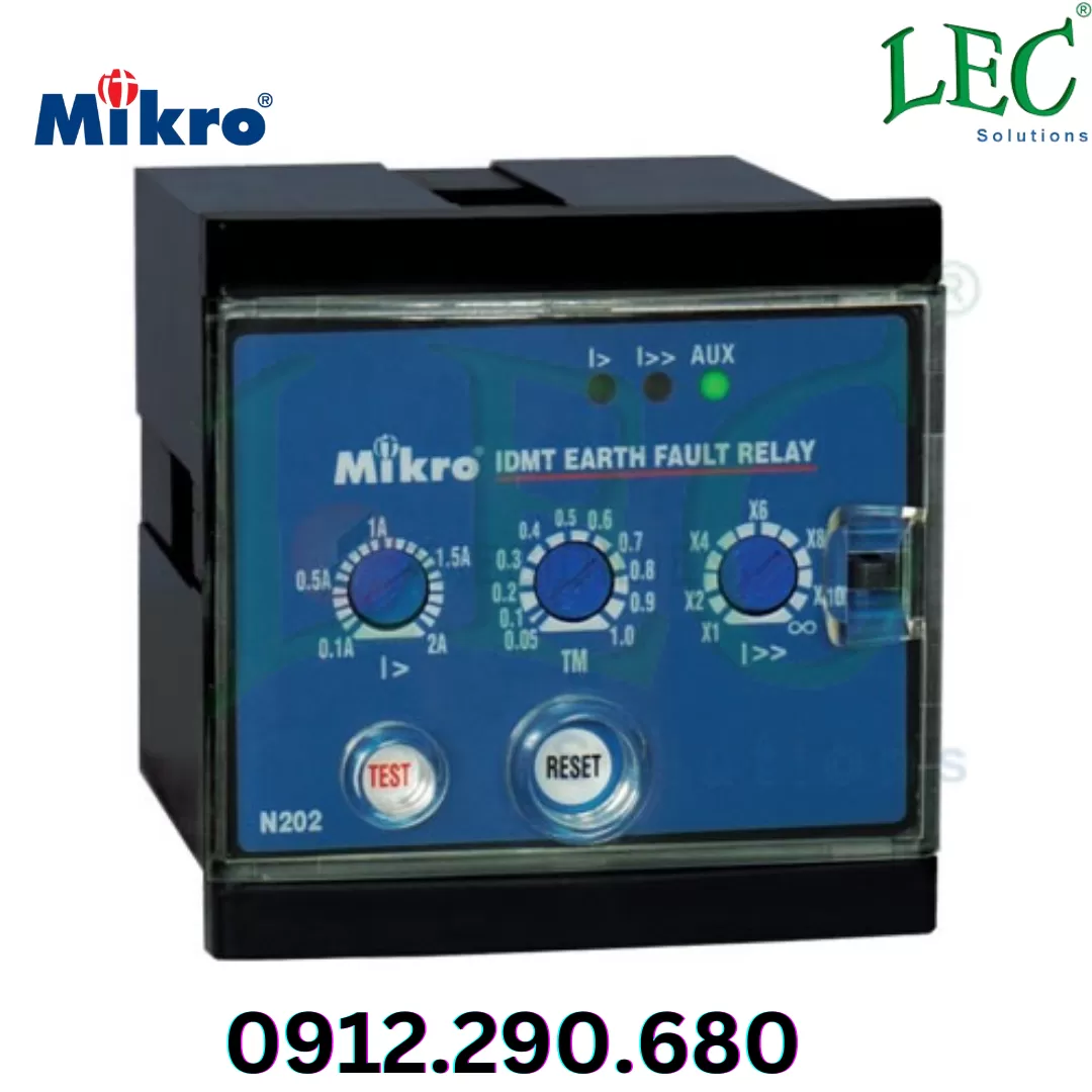 Rơ le bảo vệ chạm đất Mikro N202-240AD