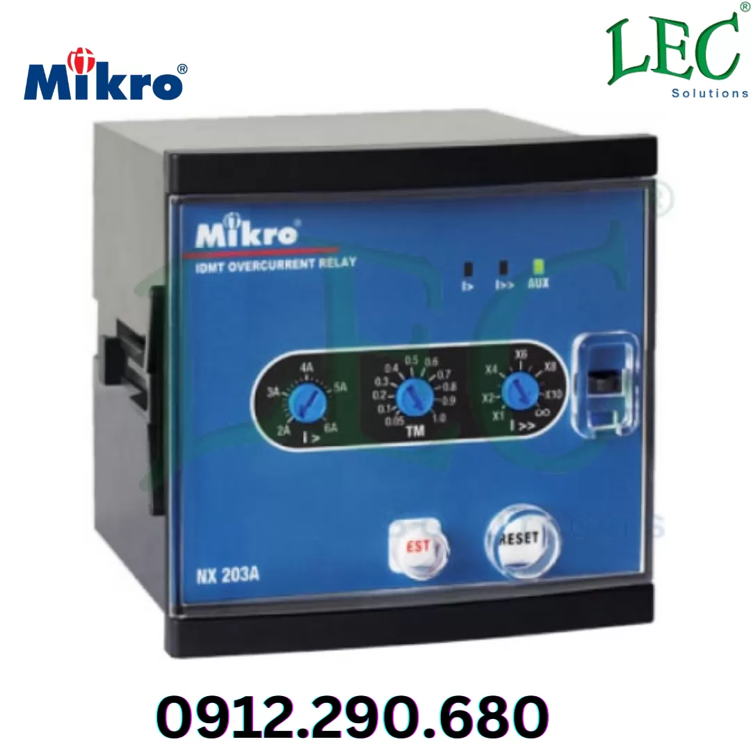 Rơ le bảo vệ quá dòng Mikro NX203A-240A