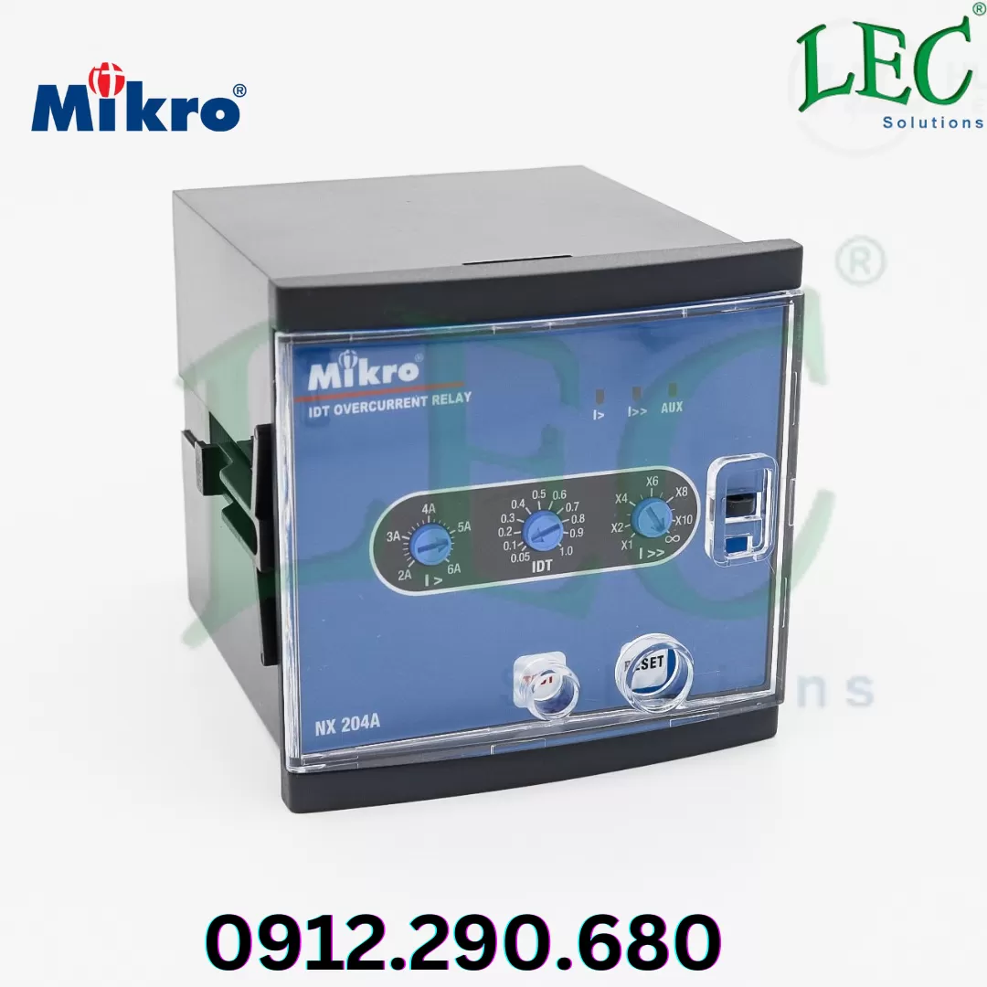 Rơ le bảo vệ quá dòng Mikro NX204A-240A