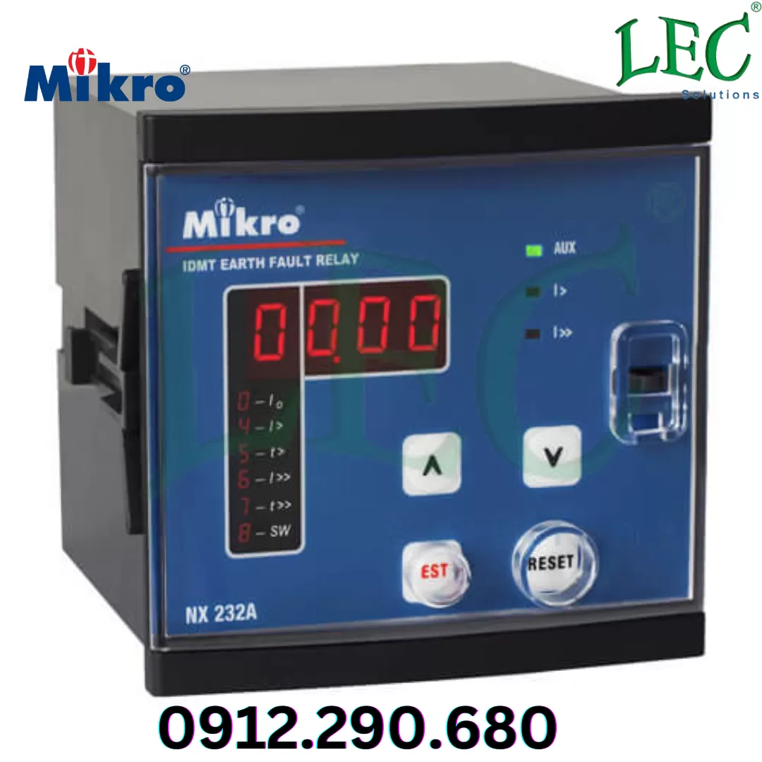 Rơ le bảo vệ chạm đất Mikro NX232A-240A