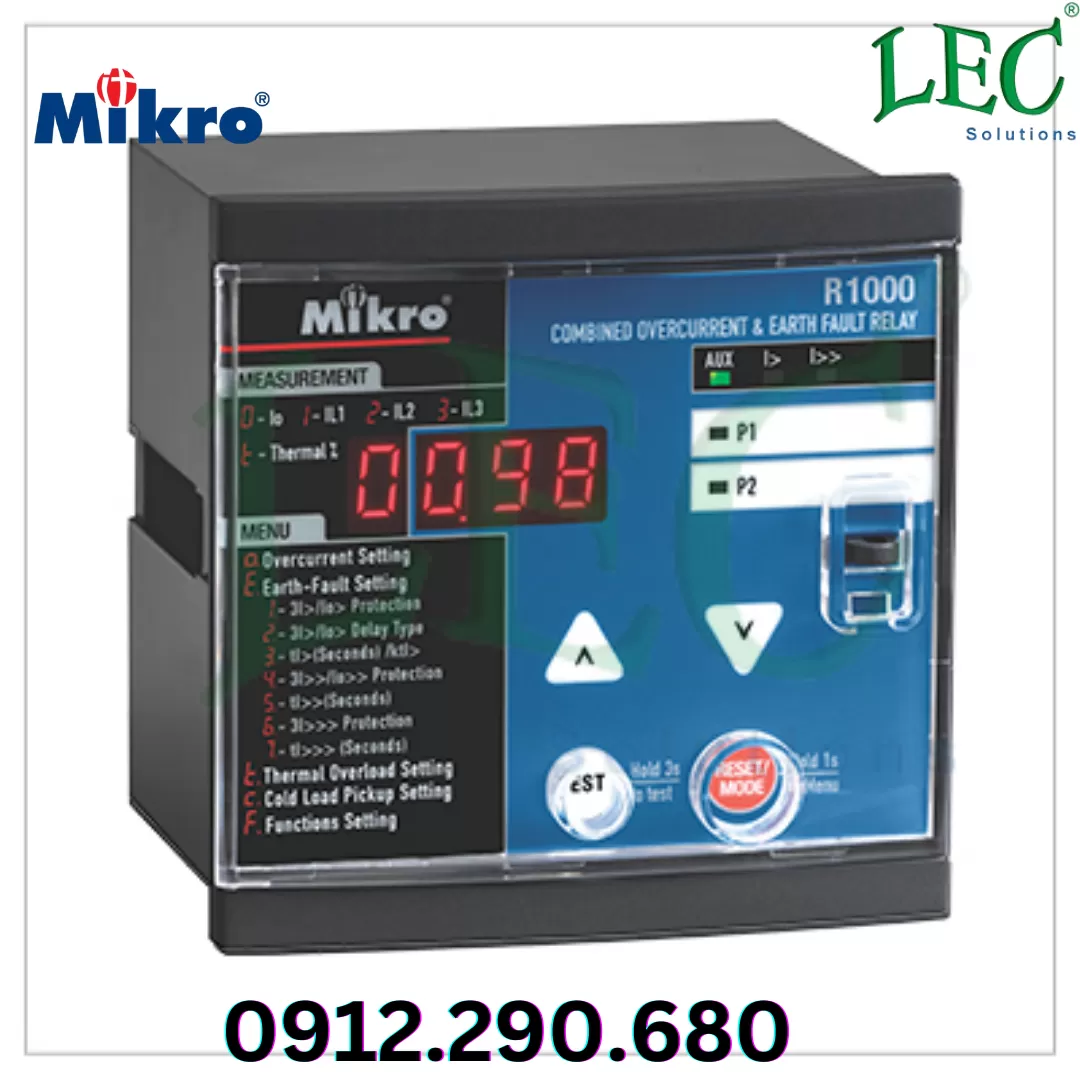 Rơ le bảo vệ chạm đất Mikro R1000-230A
