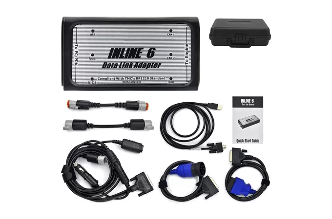Thiết Bị Chẩn Đoán Xe Đầu Kéo Mỹ Cummins Inline 6 Phiên bản 2025