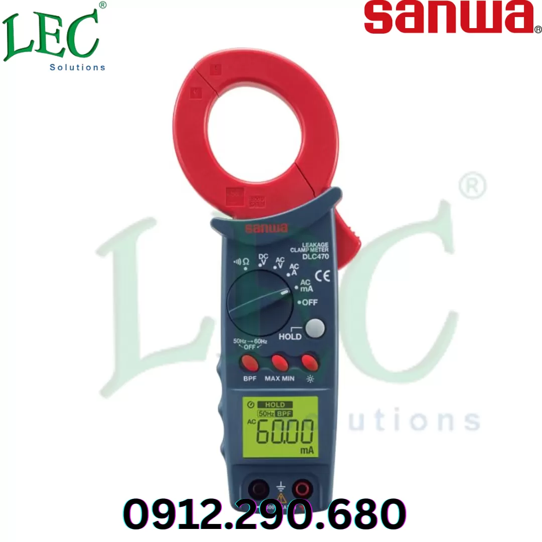 Ampe kìm đo dòng sanwa DLC460F
