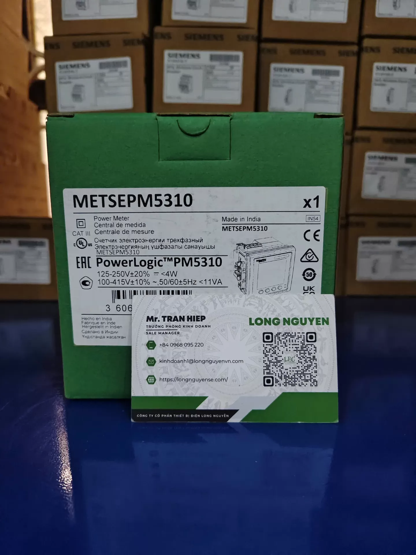 Đồng hồ 4 biểu giá METSEPM5310, 0,5%, 31 bậc, modbus RS485