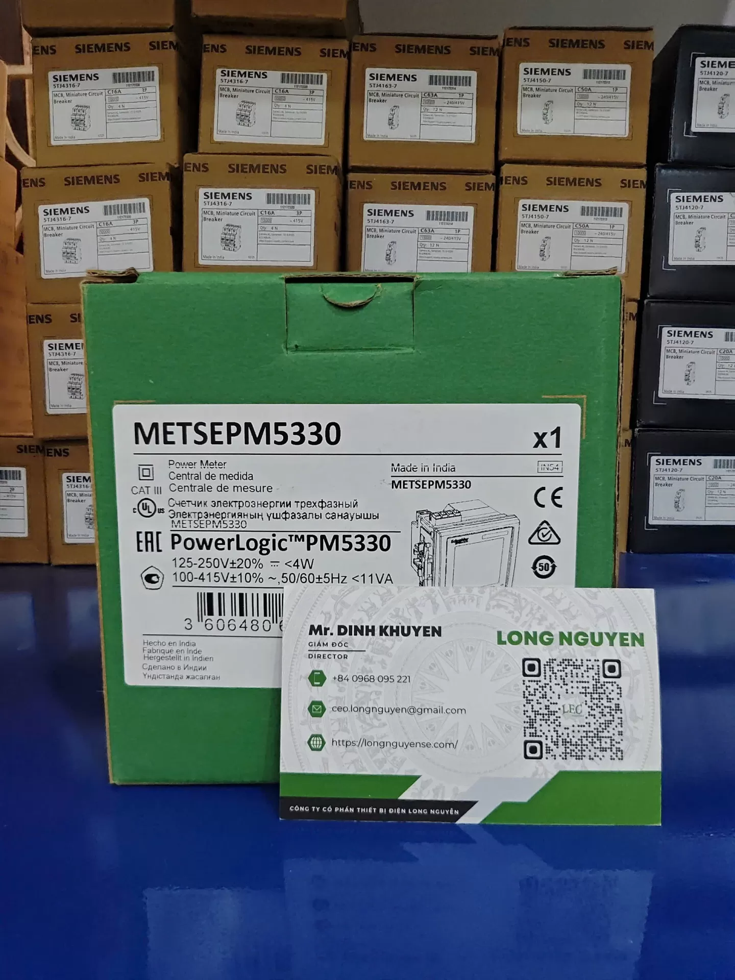 Đồng hồ 4 biểu giá METSEPM5330, 0,5%, 31 bậc, modbus RS485