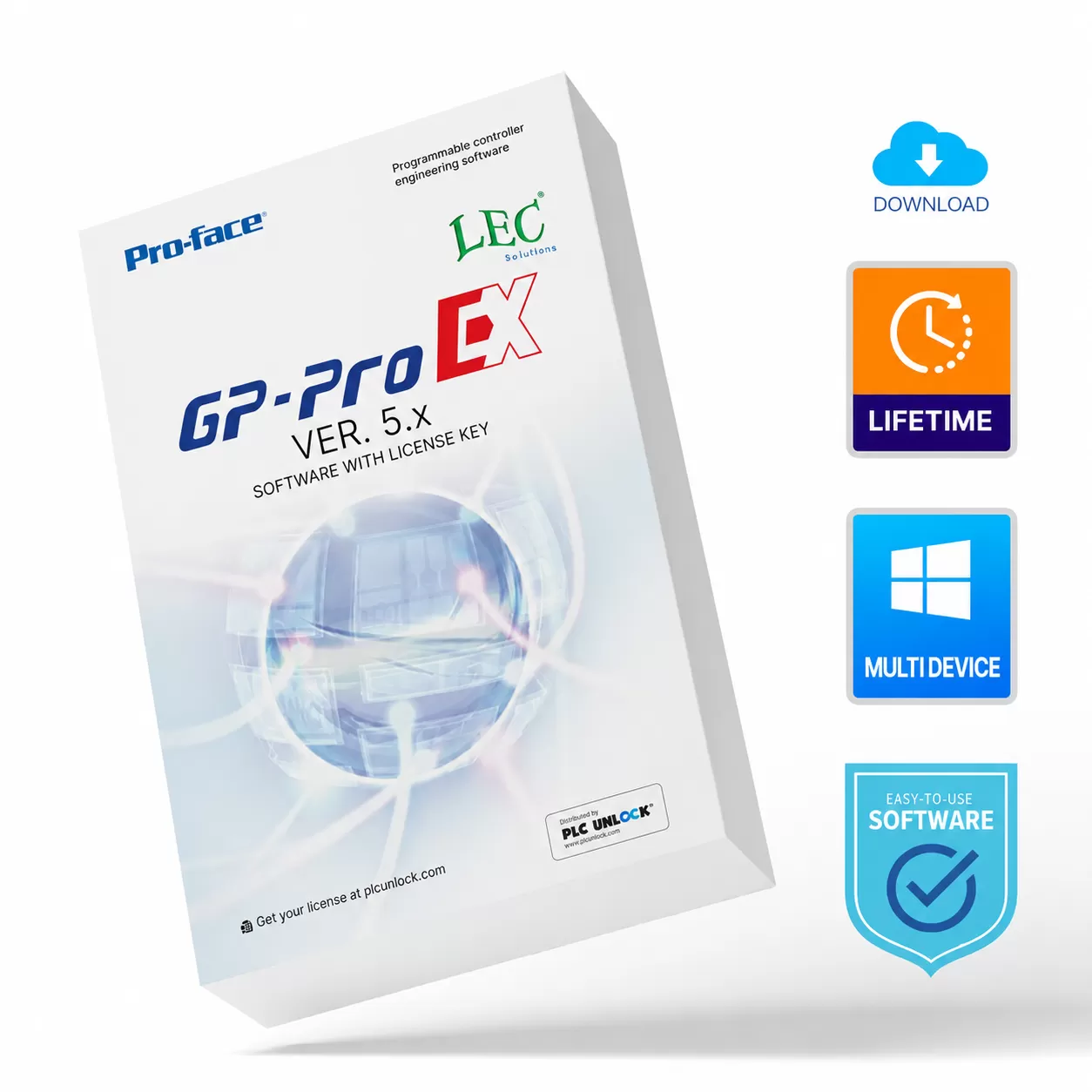 PFXEXEDLS40A Giấy phép bản quyền phần mềm GP-Pro EX (mã khóa giấy phép)