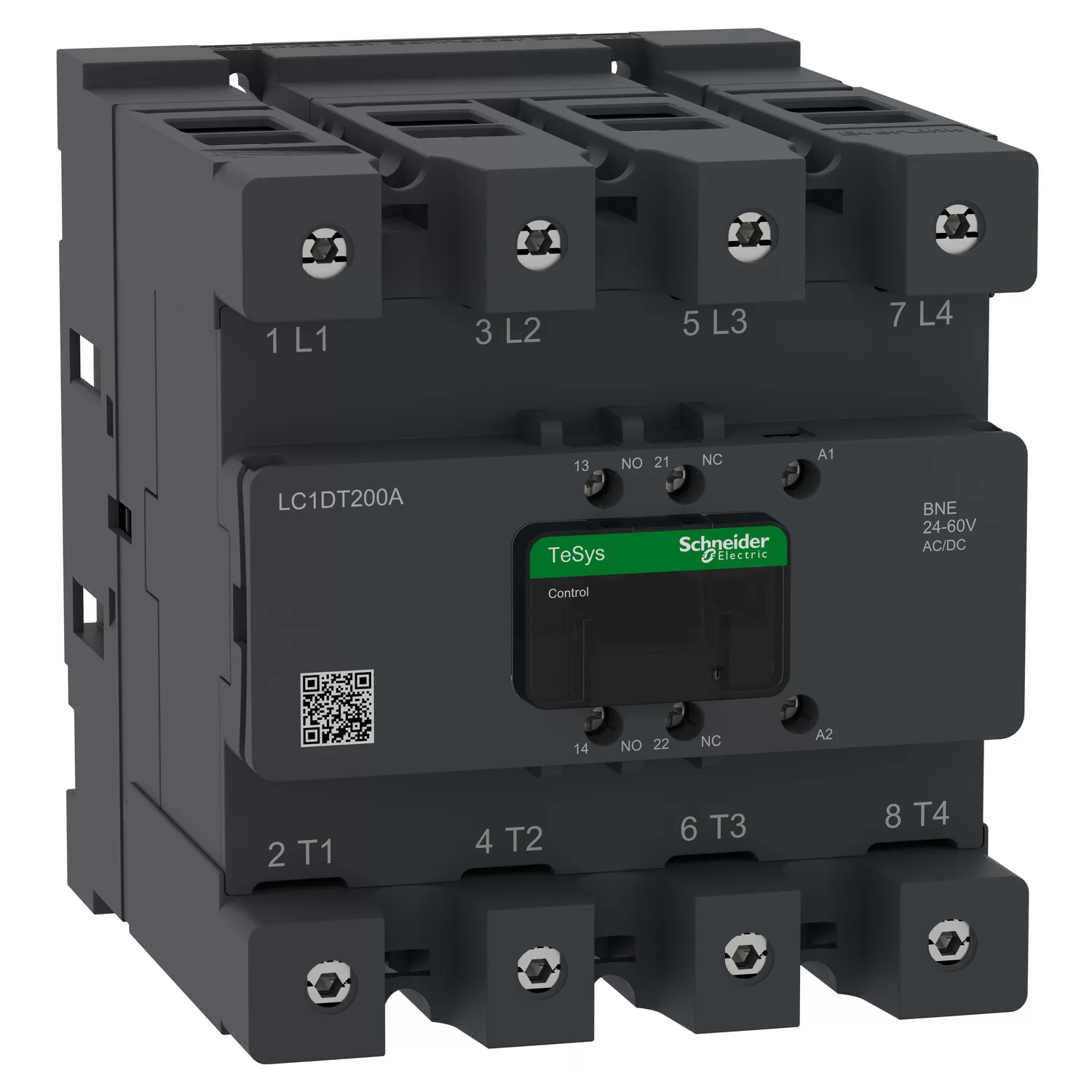 Khởi động từ Schneider LC1DT200AKUE 4P 200A AC1 100...250V AC/DC coil