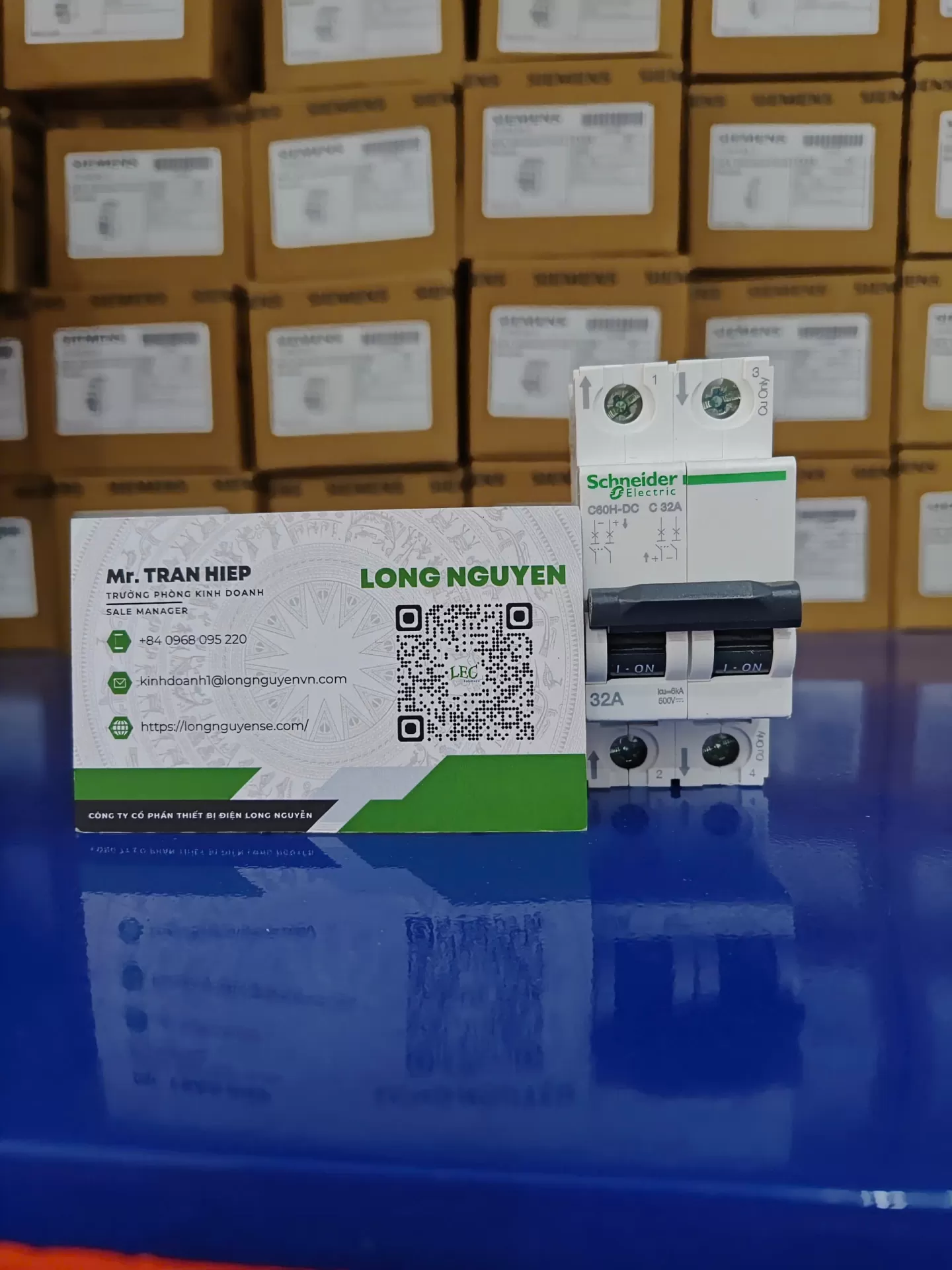 Aptomat MCB A9N61535 - C60H-DC 500Vdc 32A 2P C