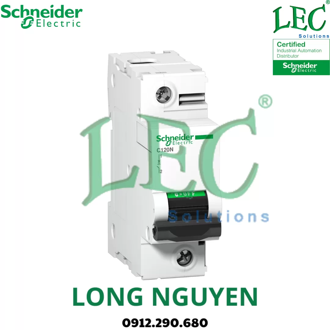 A9N18358 - Cầu dao tự động Acti9 MCB C120N 1P 100A C 10kA 240/415V