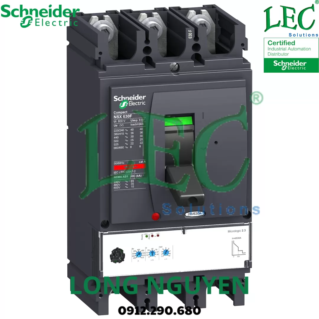 Aptomat MCCB LV432676 - 3P 400A 36kA