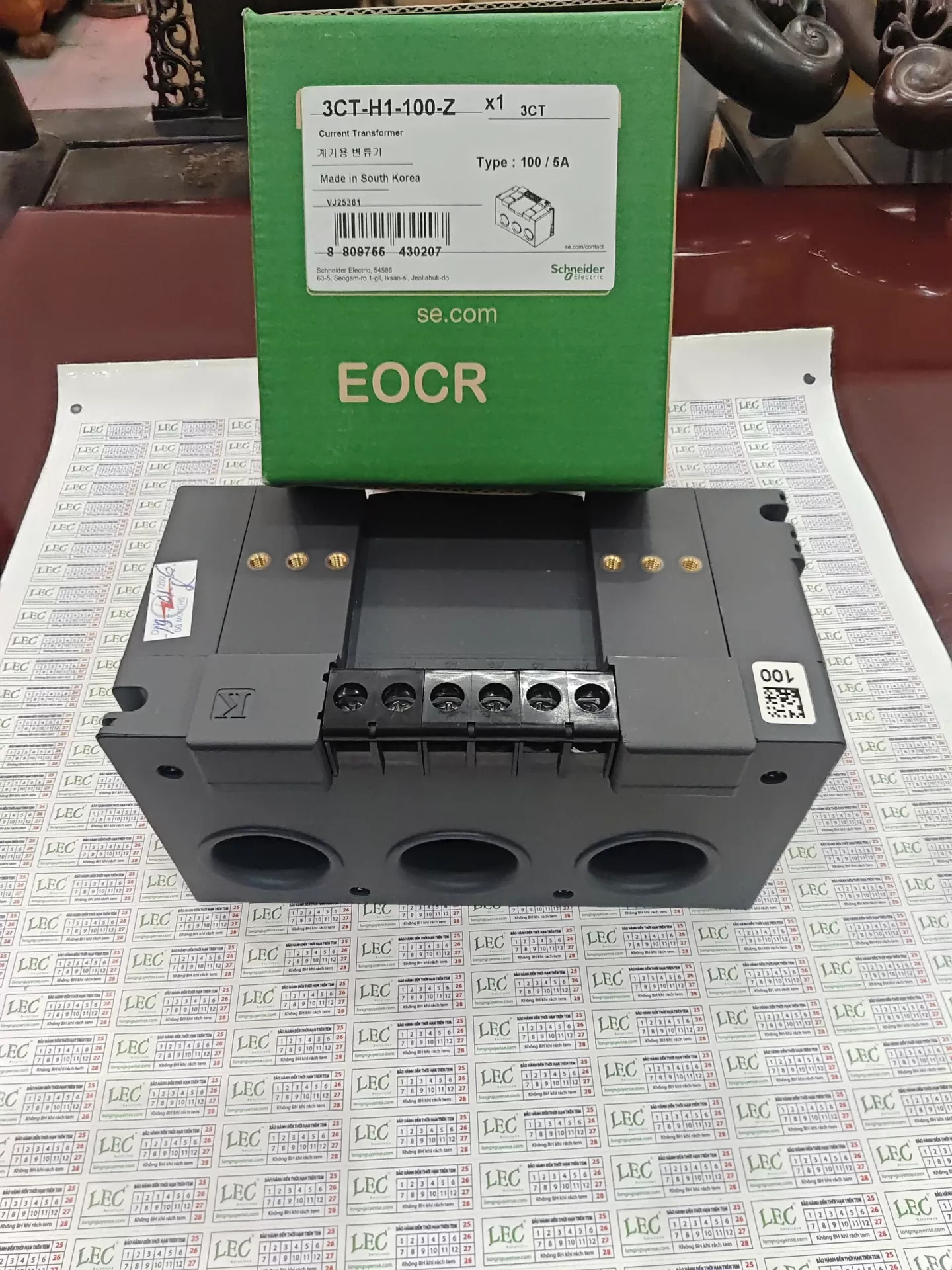 Biến dòng 3CT-H1-100-Z 100/5A Class1 5VA