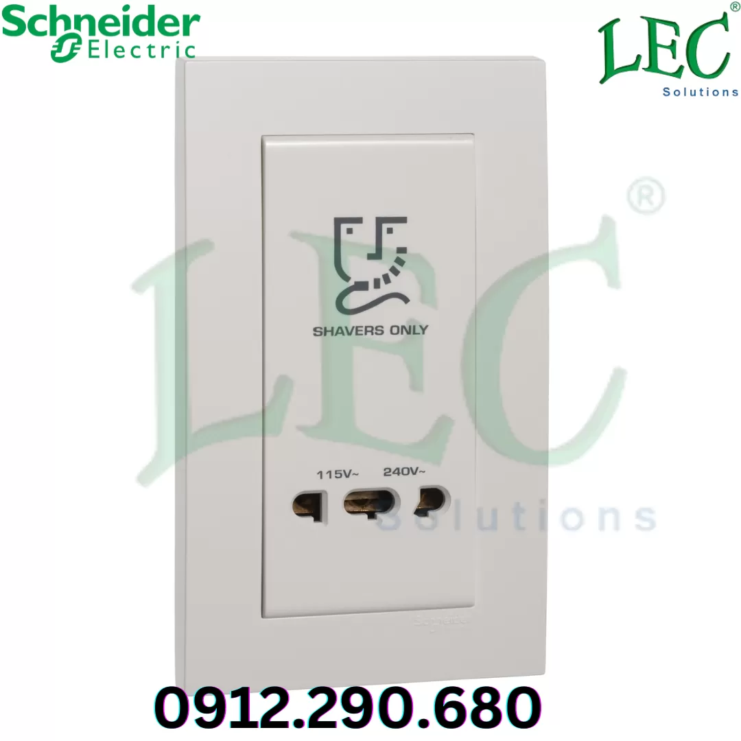 KBNT727V_WE Bộ ổ cắm Vivace E dao cạo râu 115V/240V