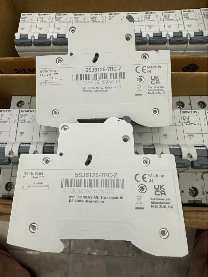 5SJ3125-7RC Aptomat MCB Siemens 5SJ 1P 25A 4,5kA