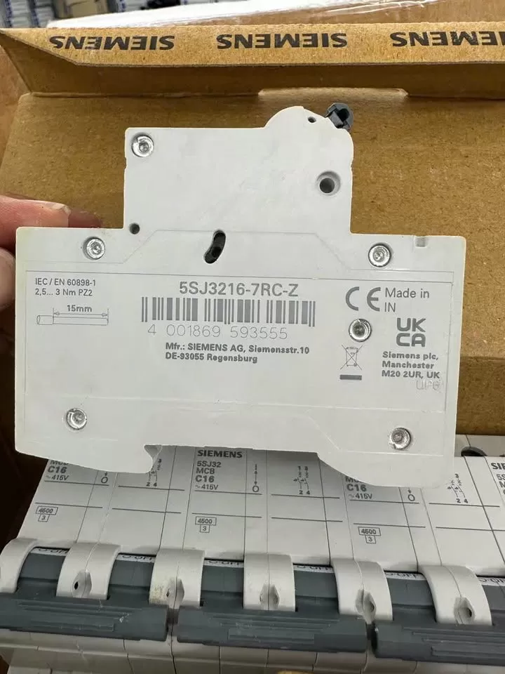 5SJ3216-7RC Aptomat MCB Siemens 5SJ 2P 16A 4.5kA