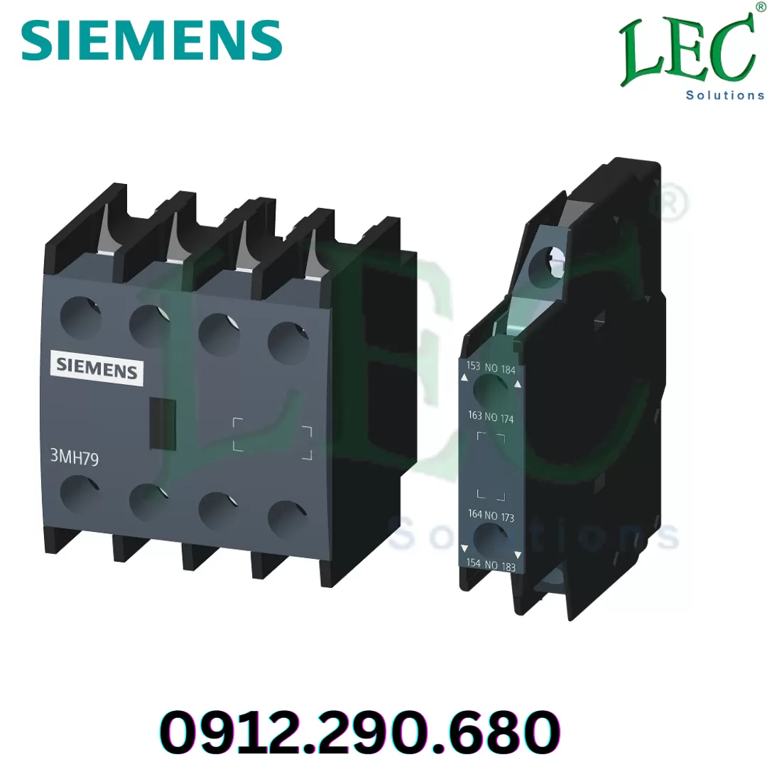 Tiếp điểm phụ gắn mặt  3MH7922-0CT10 2 NO + 2 NC