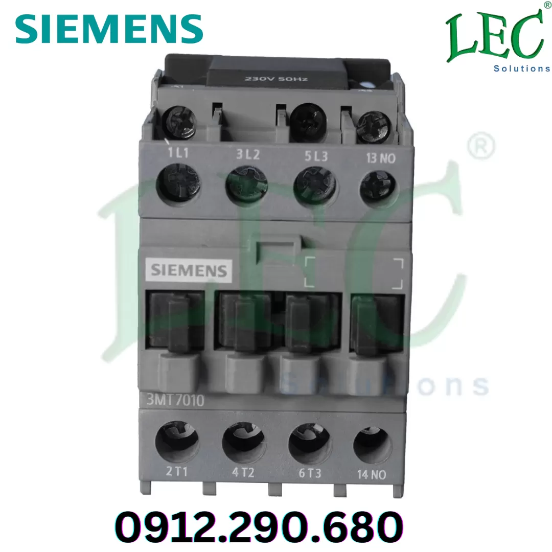 Khởi động từ 3MT7010-0AA10-0AN2 3P 9A 1 NO coil 220VAC