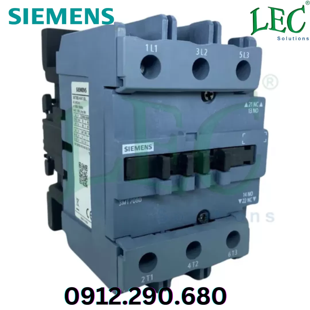 Khởi động từ 3MT7080-4AA11-0AN2 3P 80A 1 NO + 1 NC coil 220VAC