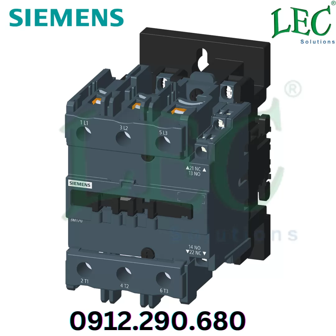 Khởi động từ 3MT7095-4AA11-0AN2 3P 95A 1 NO + 1 NC coil 220VAC