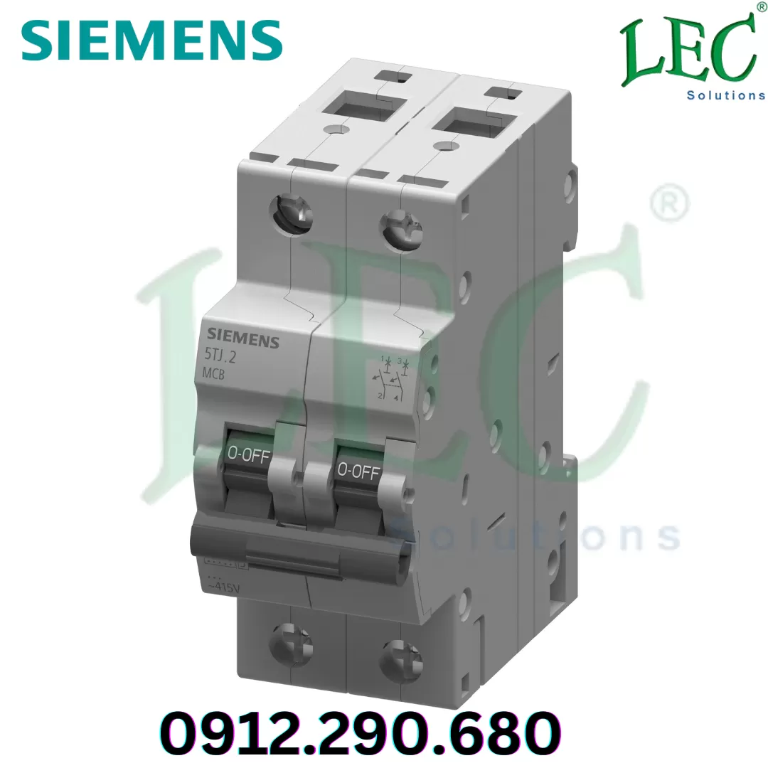 MCB 5TJ3210-7 Siemens 2P 10A 4.5kA