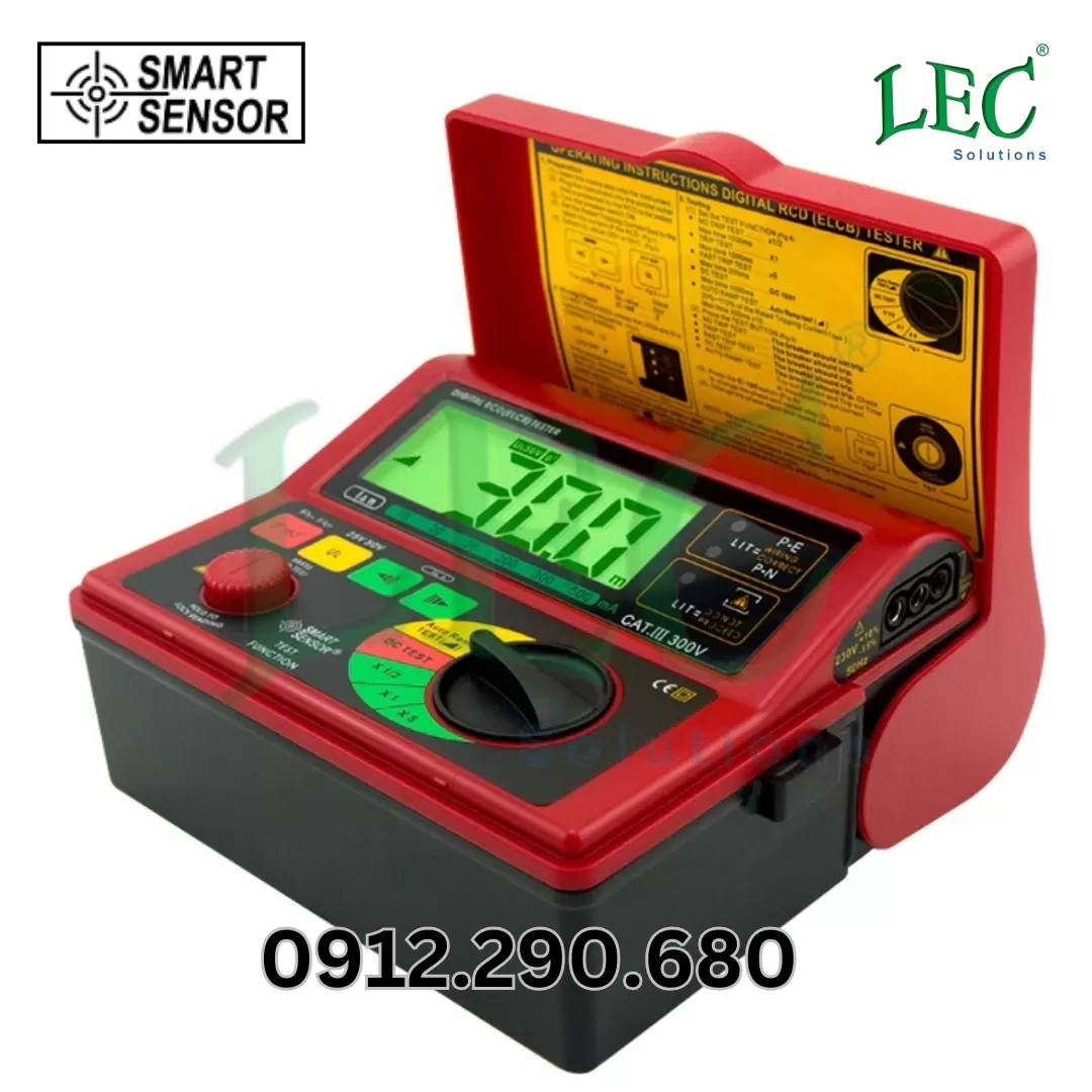 Máy kiểm tra RCD(ELCB) kỹ thuật số smartsensor AR5406
