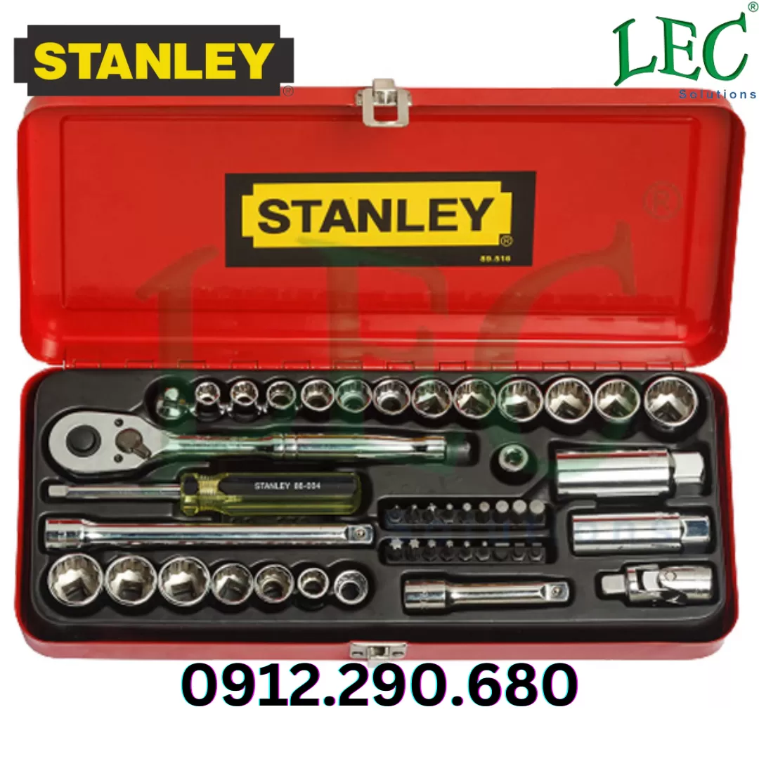 Bộ Khẩu 12 Cạnh 27 Chi Tiết 1/2Inch Stanley 86-477