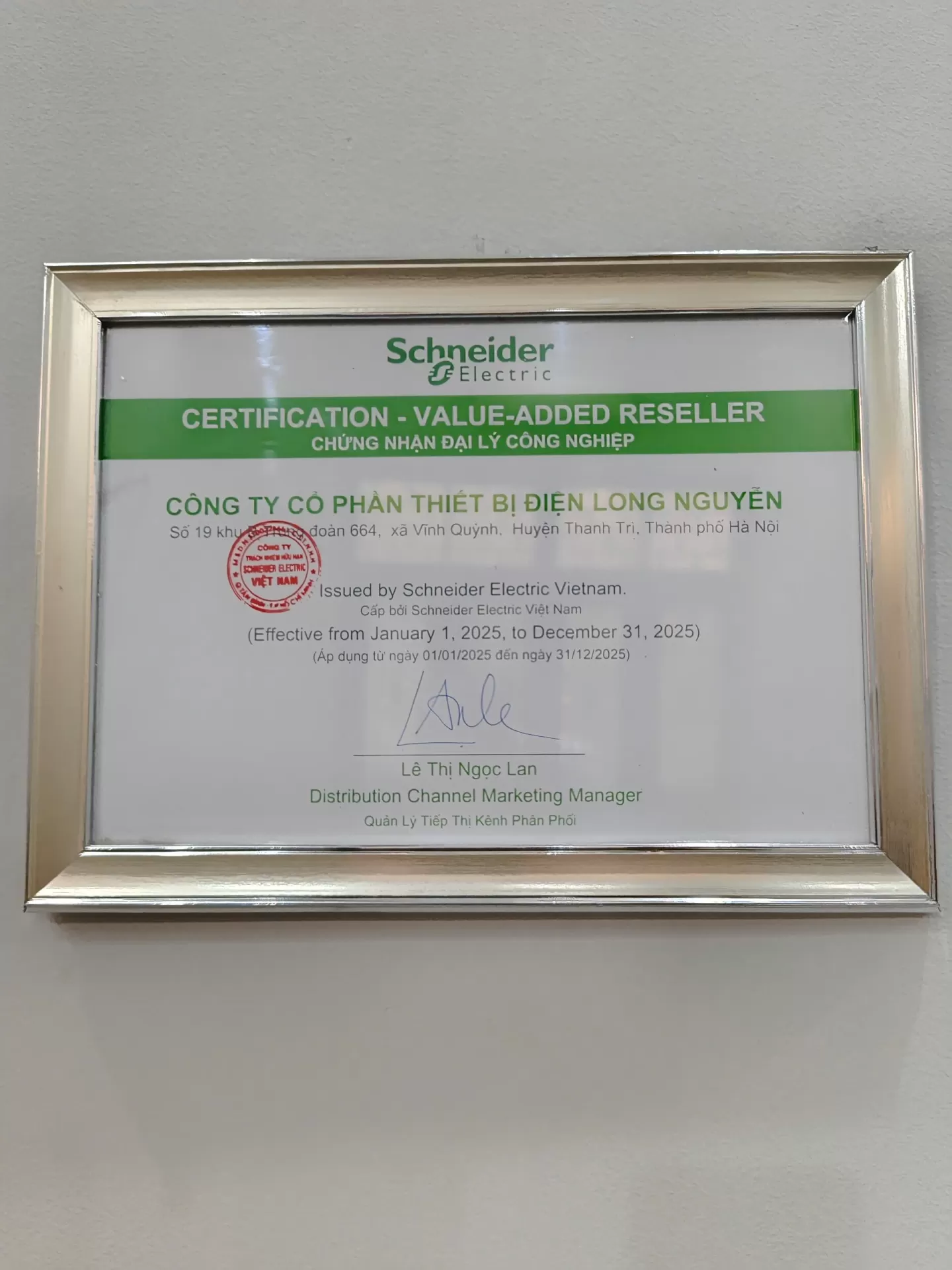 Long Nguyễn vinh dự tiếp tục đồng hành và hợp tác với Schneider Electric năm 2025