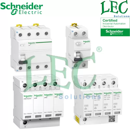 Cầu dao tự động Acti9 - RCCB, RCBO, SPD Schneider