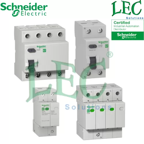 Cầu dao tự động Easy9 RCCB, RCBO, SPD Schneider