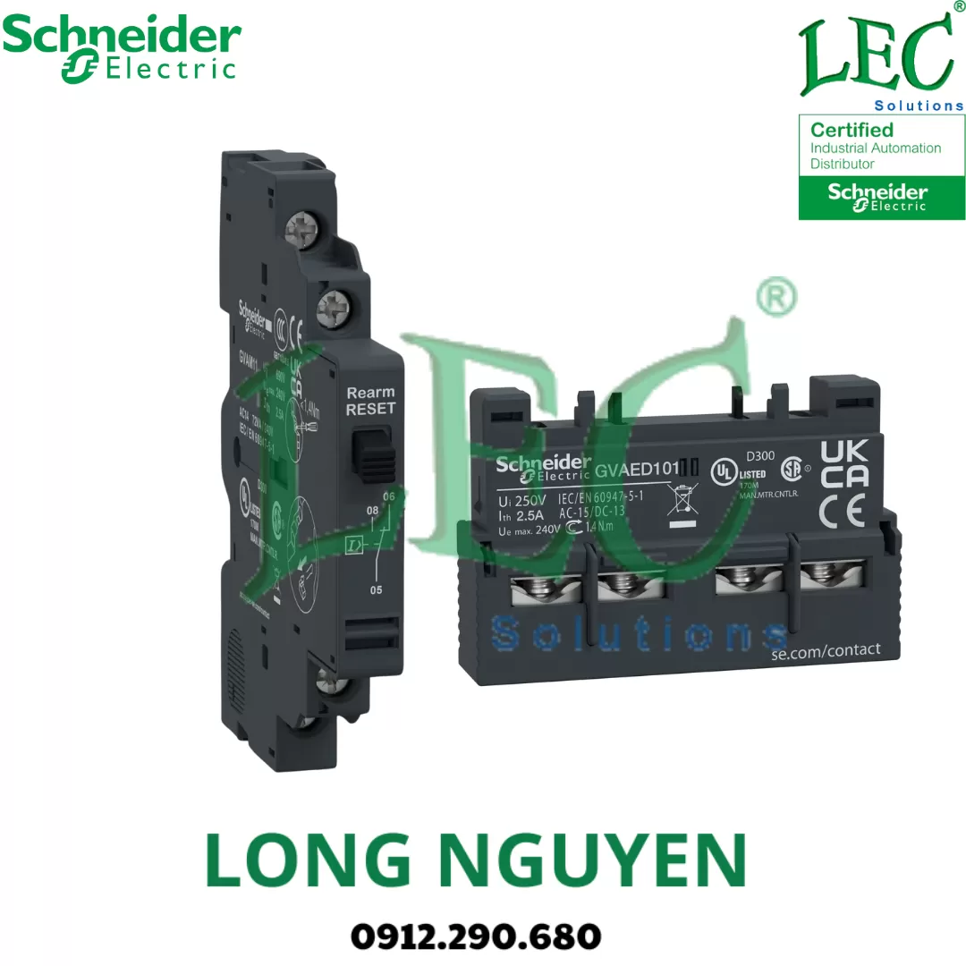 Phụ kiện cho CB bảo vệ động cơ Schneider