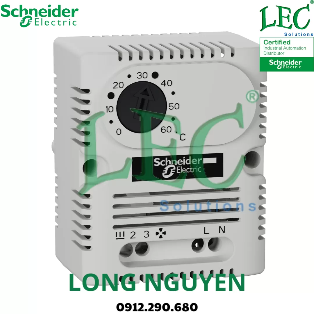 Bộ quản lý nhiệt độ, Điện trở sấy, Lò sưởi Schneider