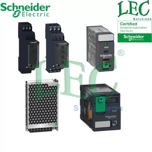 Rơ le, Bộ nguồn, Bộ hẹn giờ timer Schneider