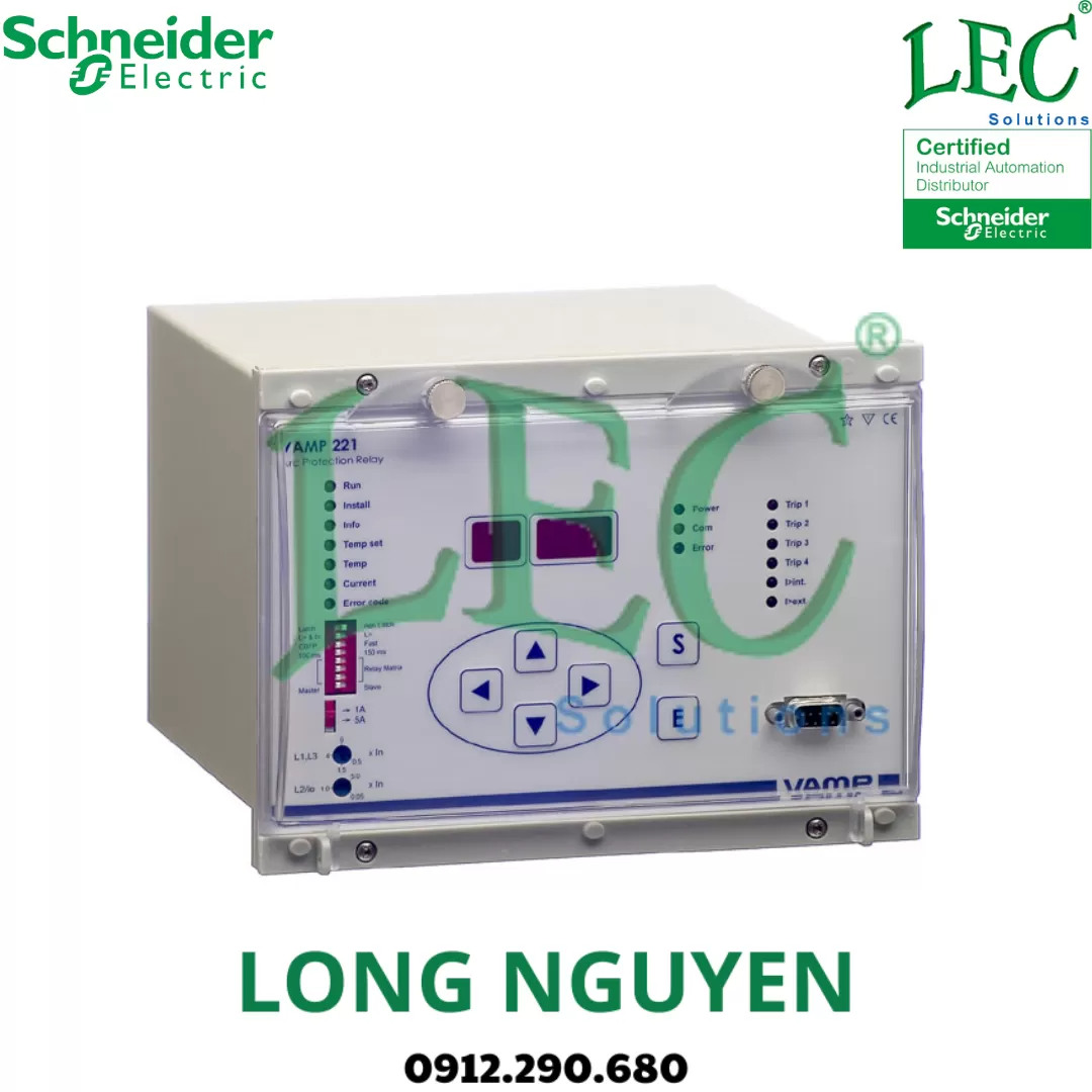 Rơ le bảo vệ Vamp Schneider