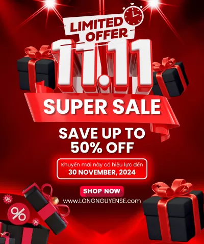 ? CHƯƠNG TRÌNH KHUYẾN MÃI SIÊU SALE 11.11 – CƠ HỘI MUA HÀNG GIÁ SỐC DUY NHẤT TRONG NĂM!