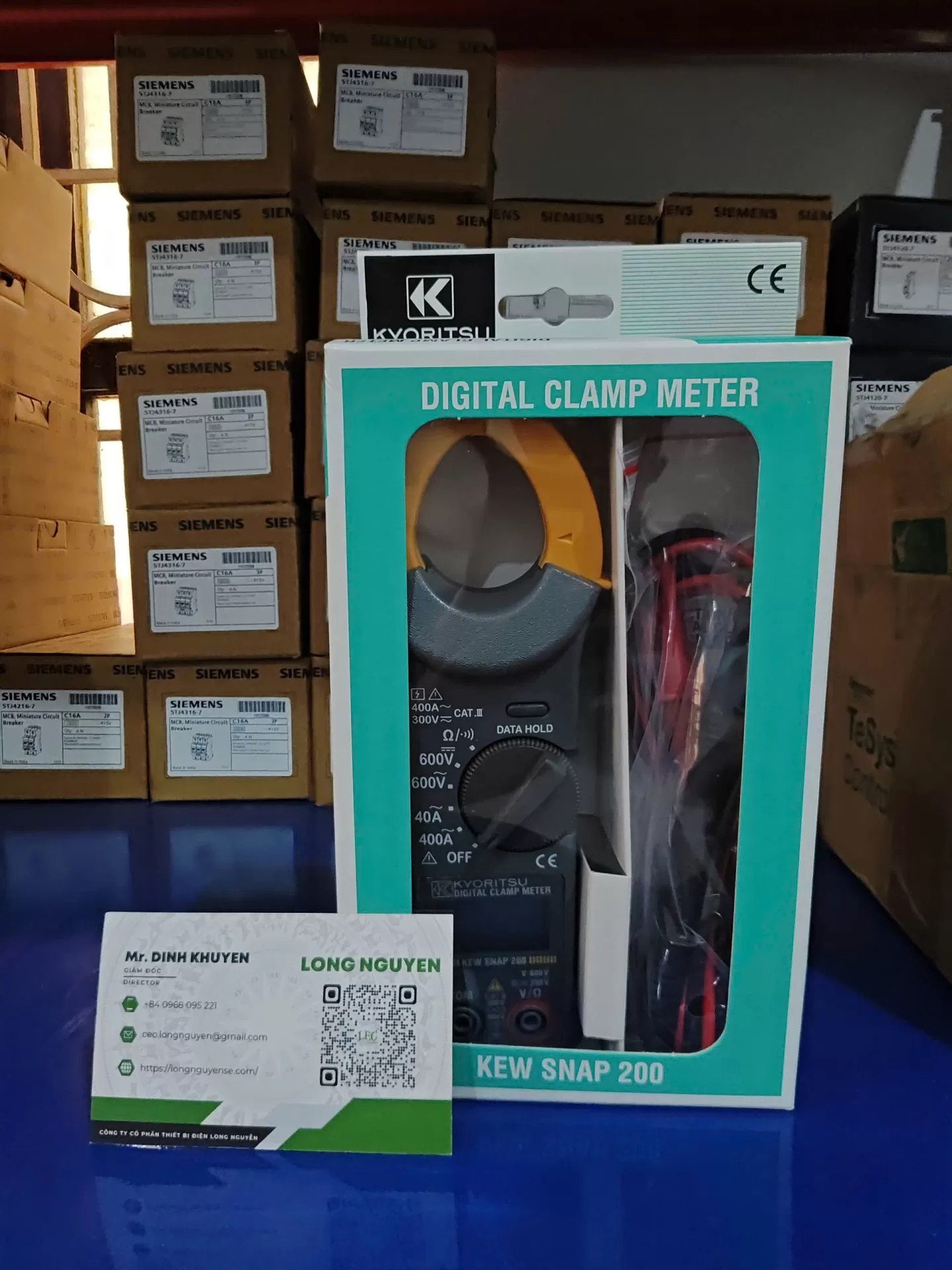 Kìm kẹp dòng Kyoritsu Kew snap 200