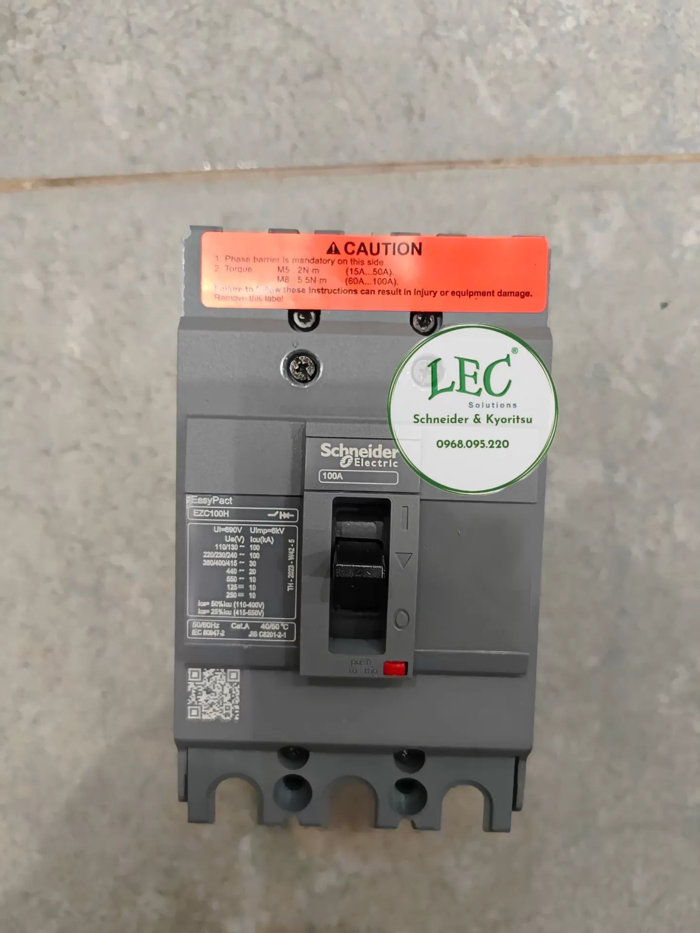 Cầu dao tự động MCCB EZC100H3050 - 3P 50A 30kA
