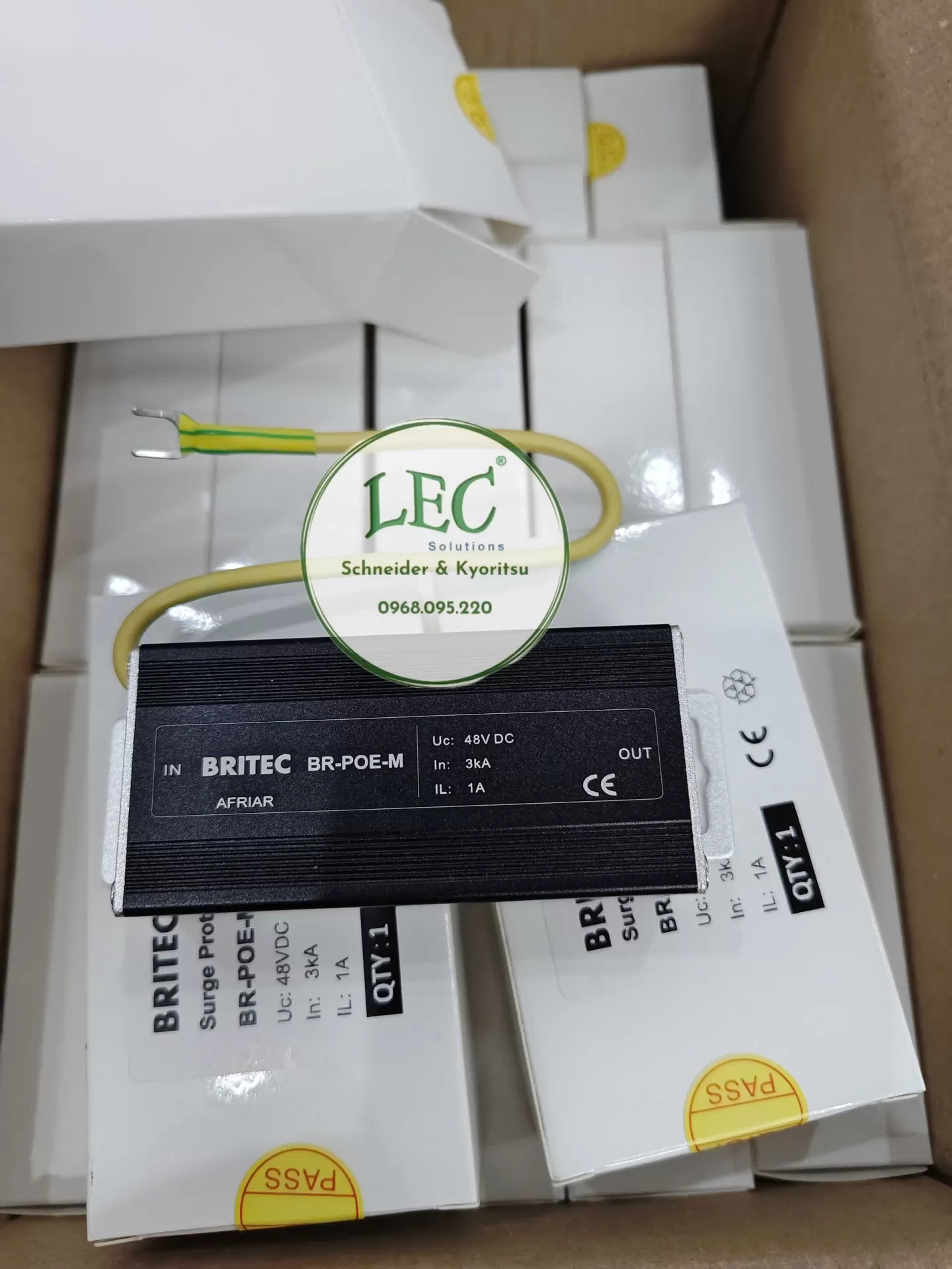 Bộ chống sét lan truyền Ethernet PoE BR-POE-M