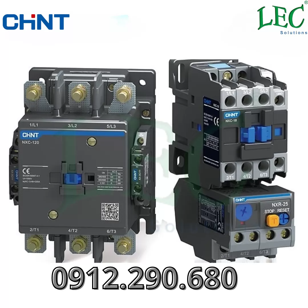 Khởi động từ, Rơ le, Phụ kiện tủ điện Chint