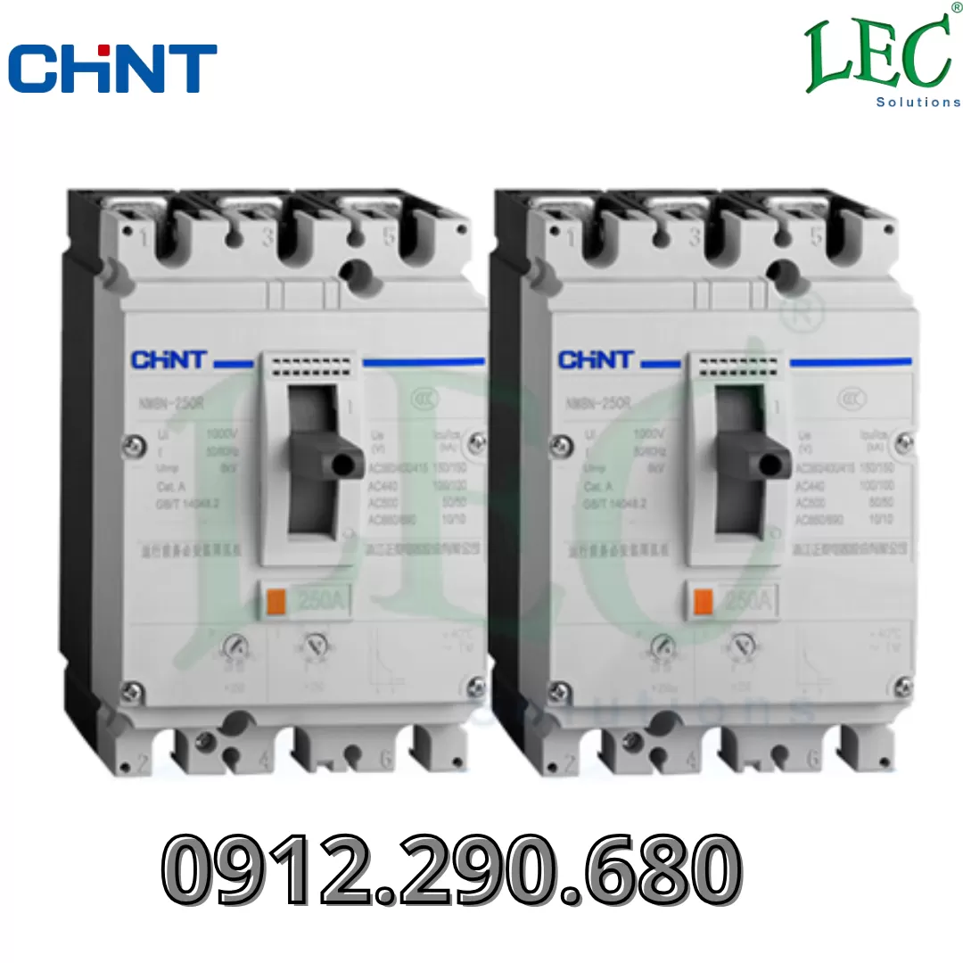 Cầu dao tự động dạng khối MCCB NM8N-250S-TM-125-4C 50kA