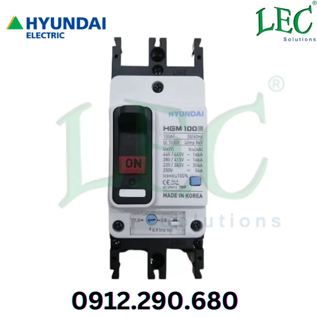ELCB Hyundai HGE125S 2P 40 65kA