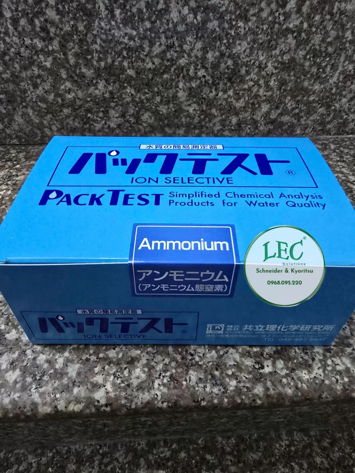 Bộ dụng cụ kiểm tra Amoni 0.2-10ppm, WAK-NH4-4