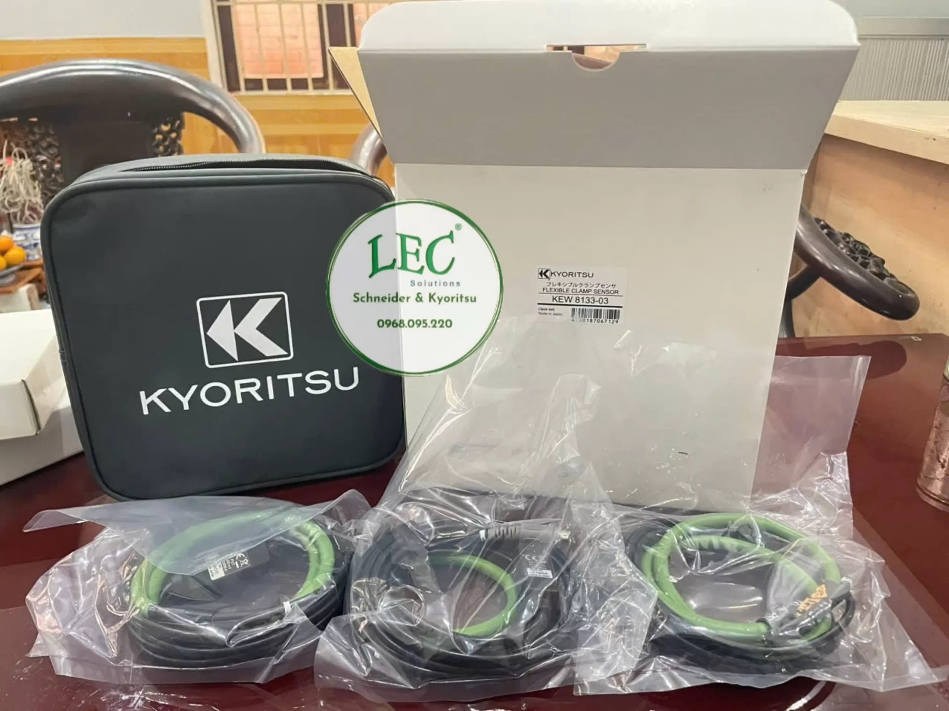 Bộ kìm kẹp đo dòng điện Kyoritsu 8133-03 (3000A, Ø170mm, 3 kìm đo)