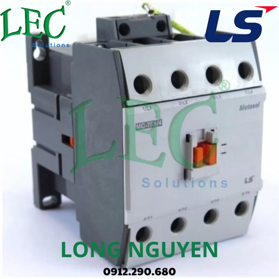 Khởi động từ 4P MC-75a/4 75A 220VAC