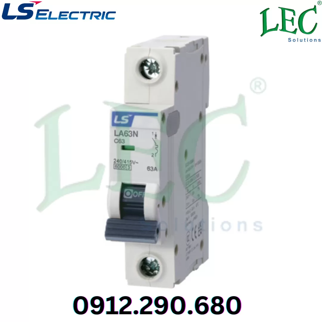 MCB Ls LA63N 1P type B 25A 6kA 240/415VAC