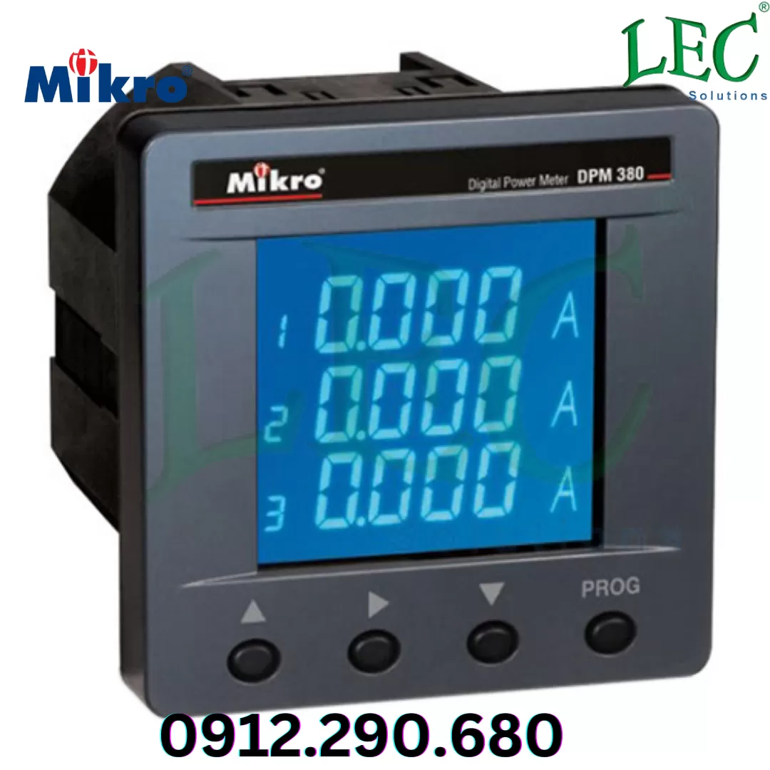 Đồng hồ đo đa năng Mikro DPM380B-415AD