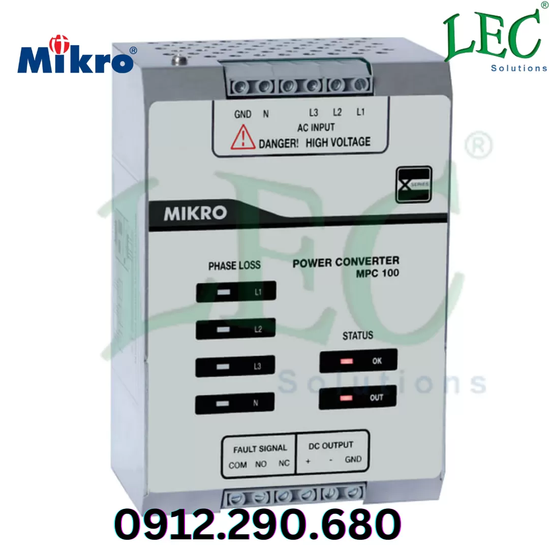 Bộ chuyển đổi chuẩn công nghiệp ngõ ra 110VDC 1000W MPC100