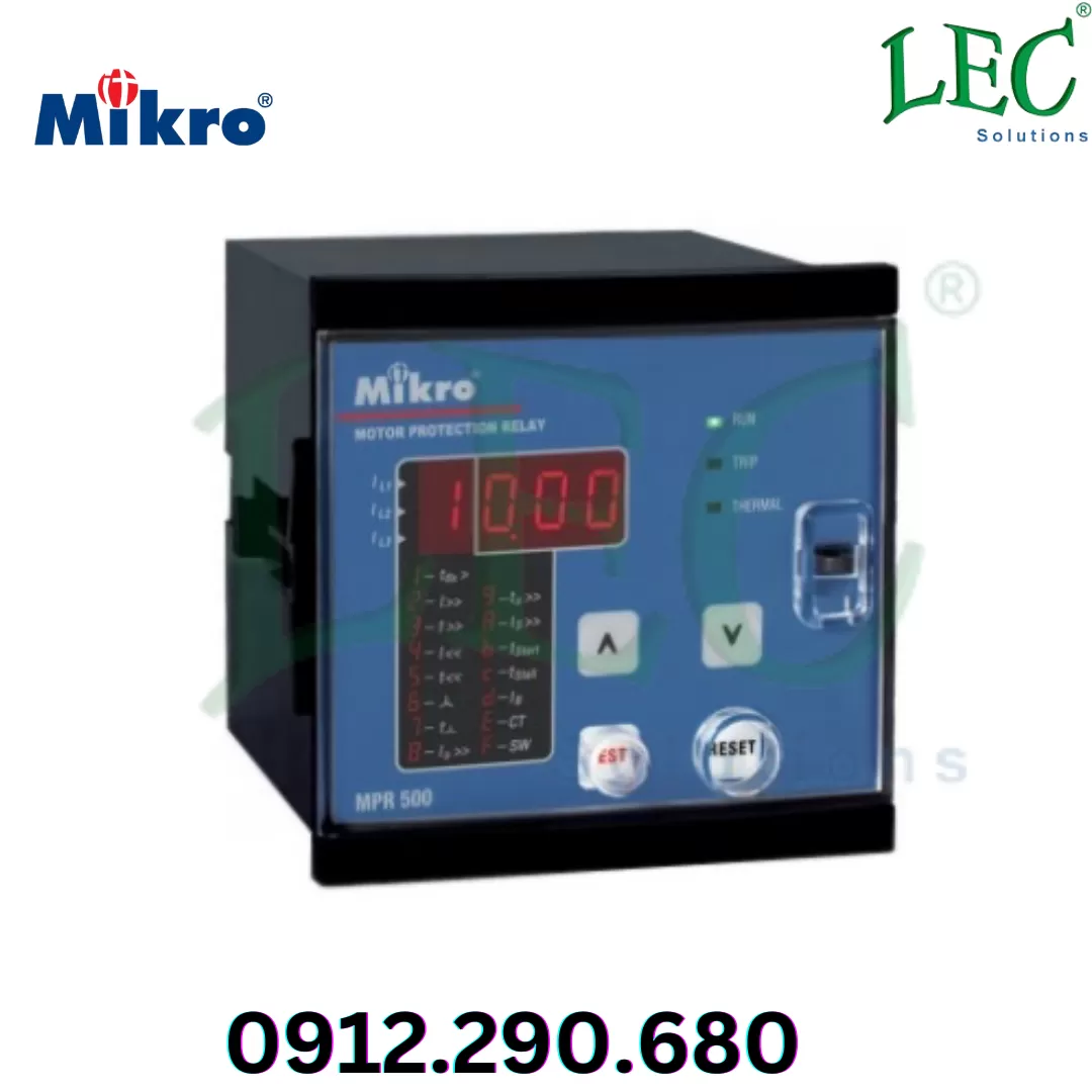 Rơ le chuyên dụng bảo vệ động cơ Mikro MPR-500